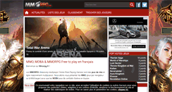 Desktop Screenshot of mmorpg.fr